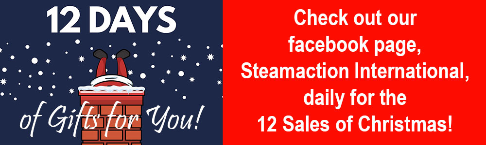 Steamaction 12 Days of Christmas artwork