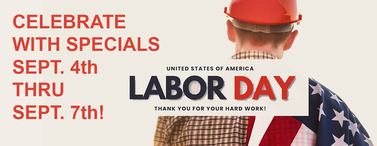 2026 Labor Day Specials header