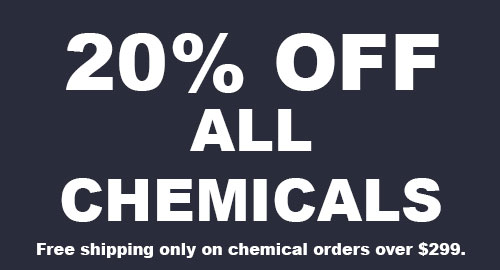 20% Off Chemicals Labor Day Special